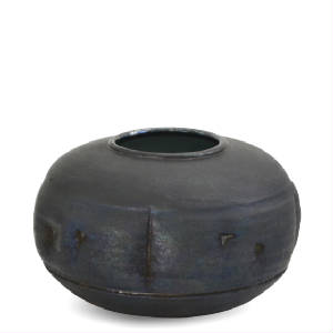 midcenturymatteblackglazedorbformceramicvasees008002200421.jpg