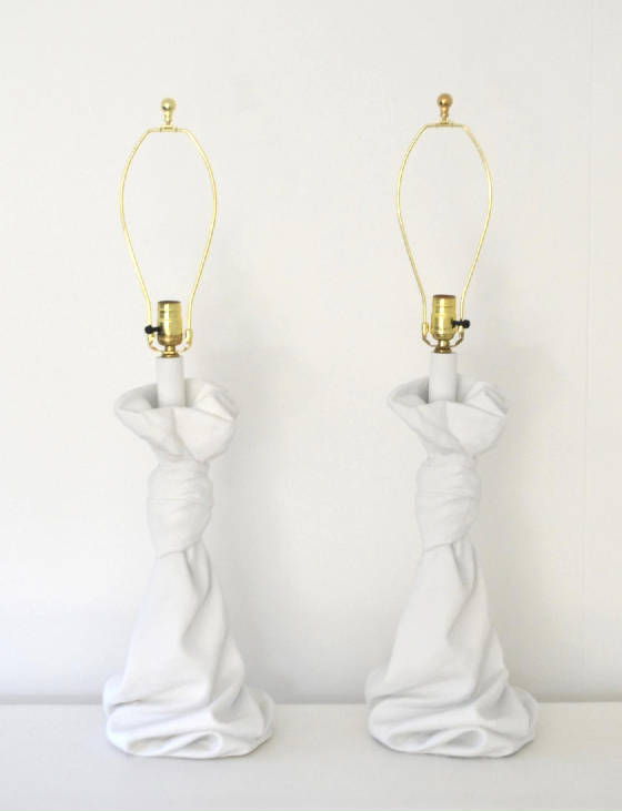 pairofhollywoodregencywhteplasterdrapedformtablelampssec001100120090b4.jpg
