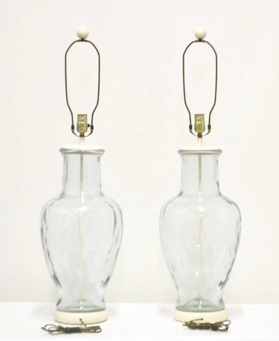 pairofmidcenturybluegreenclearglassjarformtablelampswithwhitecapitalsandbasesvbc0090009100315.jpg