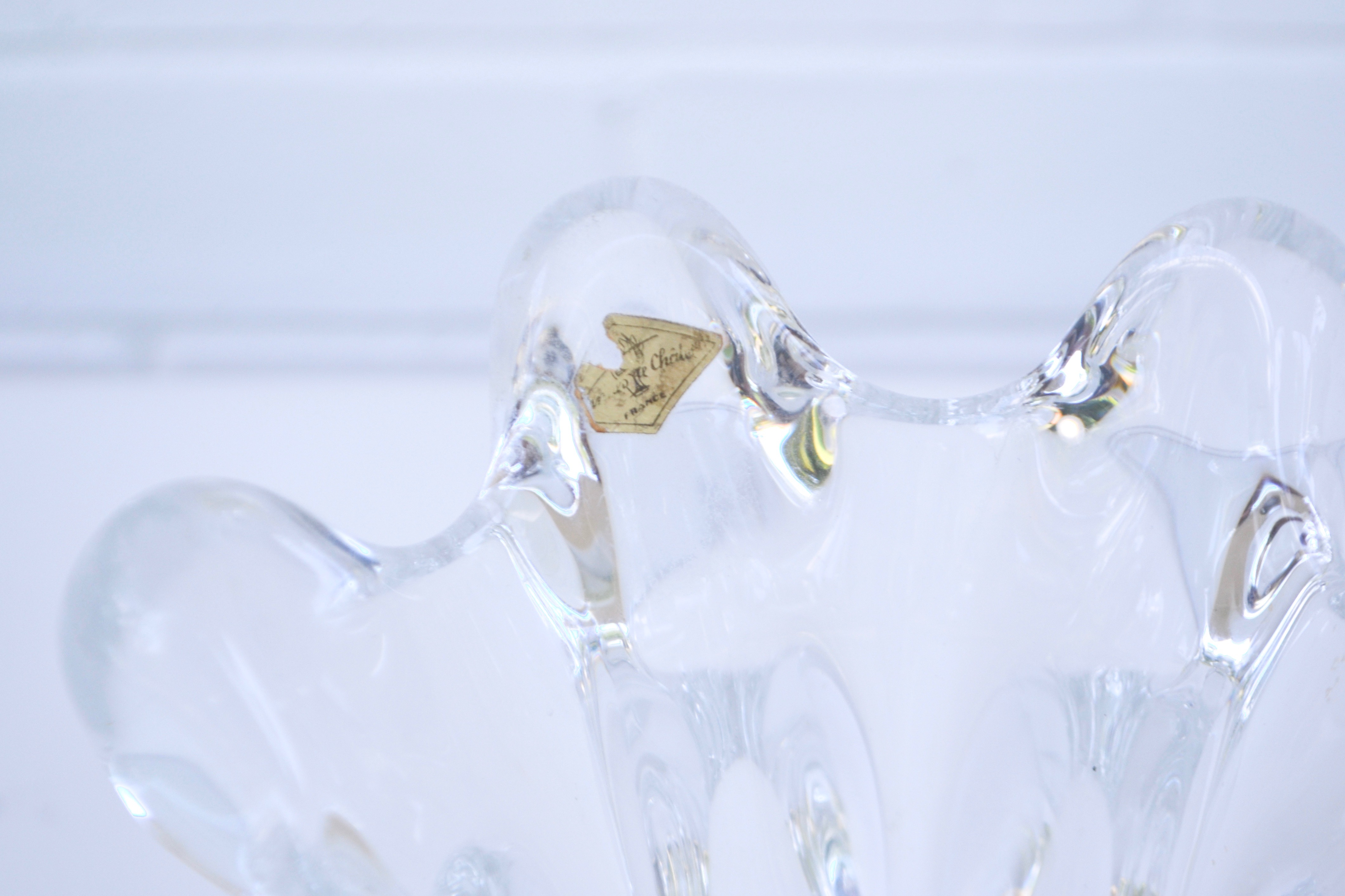 midcenturyfrenchclearbubbletexturedhandblownglassvasebyartvannespmdgimage10.jpg