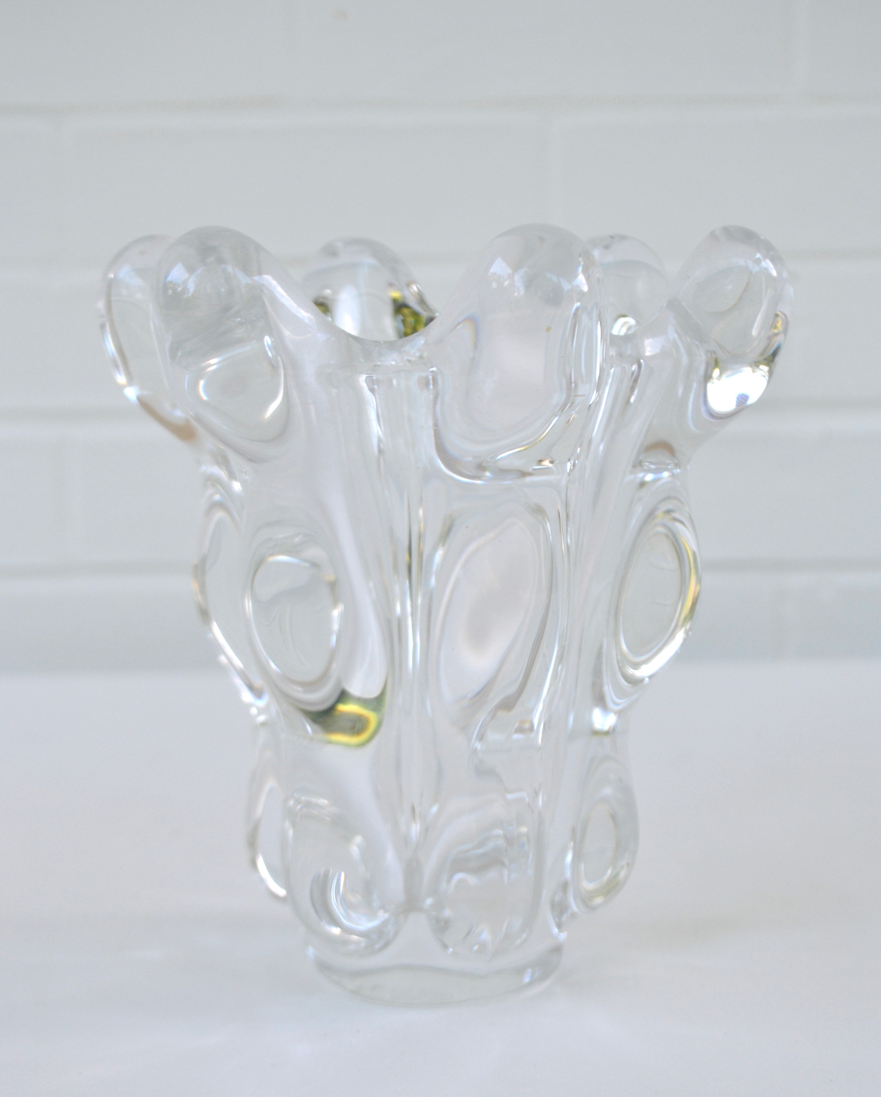 midcenturyfrenchclearbubbletexturedhandblownglassvasebyartvannespmdgimage5.jpg